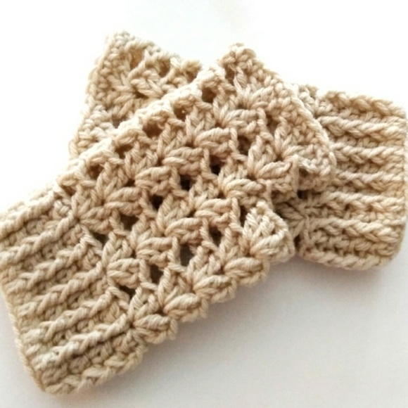 🍁Scarf + Gloves Set Crochet Lace - Picture 4 of 6